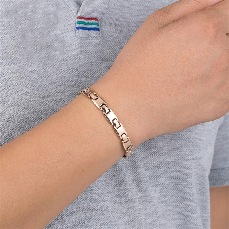2021 new arrivals gold magnetic bracelet health germanium for couple Japanese