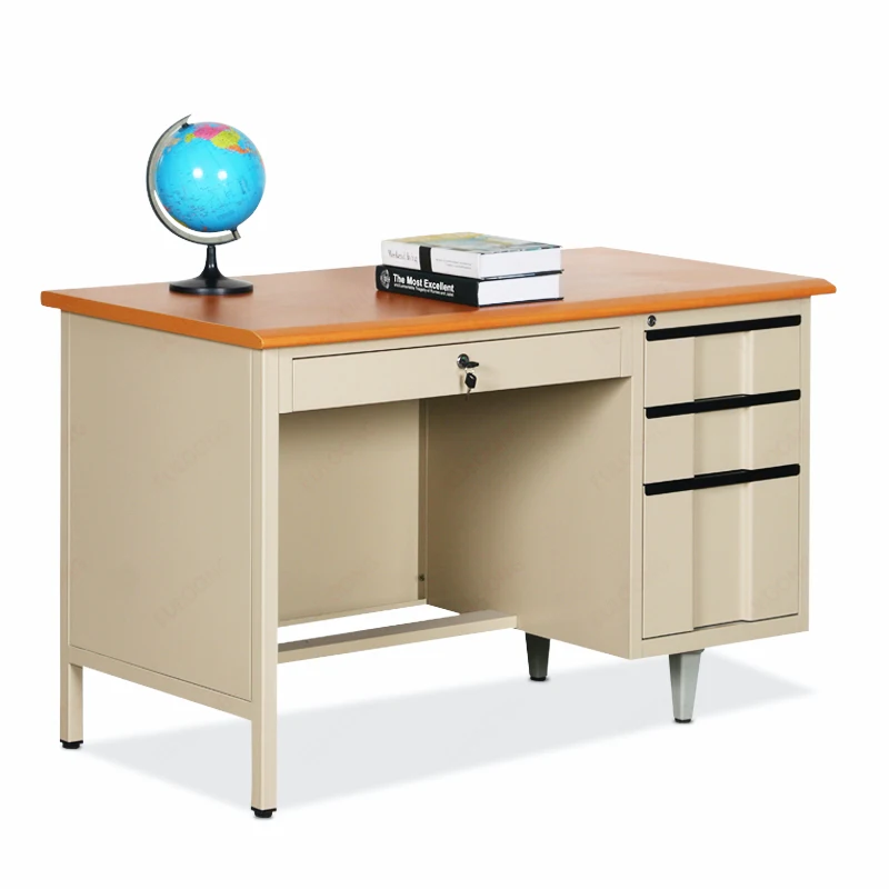 New Modern Steel I-shape Office PC Table Design Photos