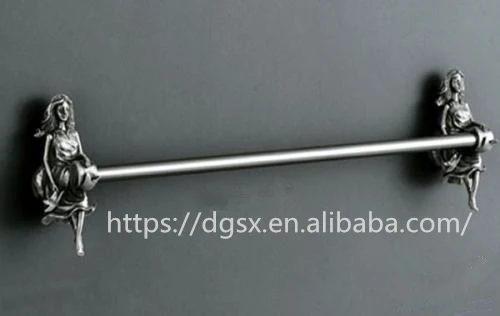 
factory price zinc alloy Bathroom Accessories Single Towel Bar Bathroom heated chrome Towel rail luxury towel bar 