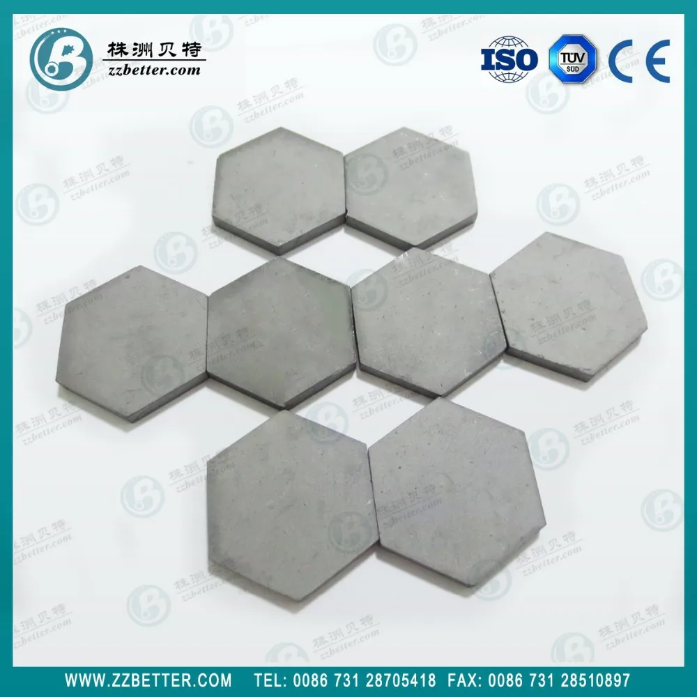
Silicon Carbide Ceramic Bulltproof Hexagon bulletproof piece 