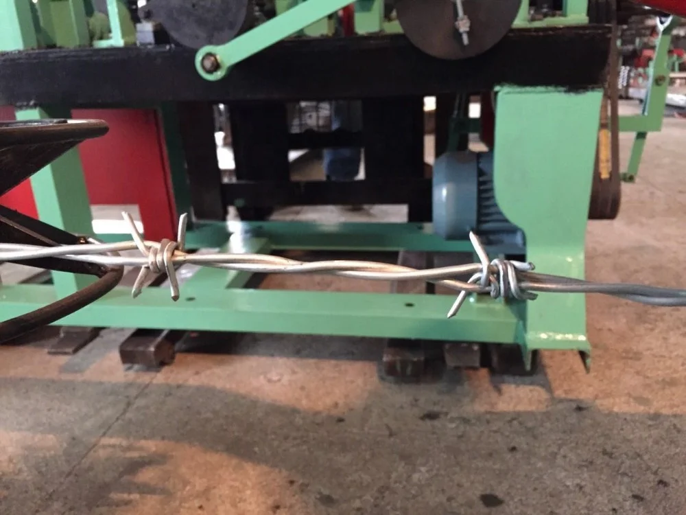 
PVC coated wire barbed wire making machine price 