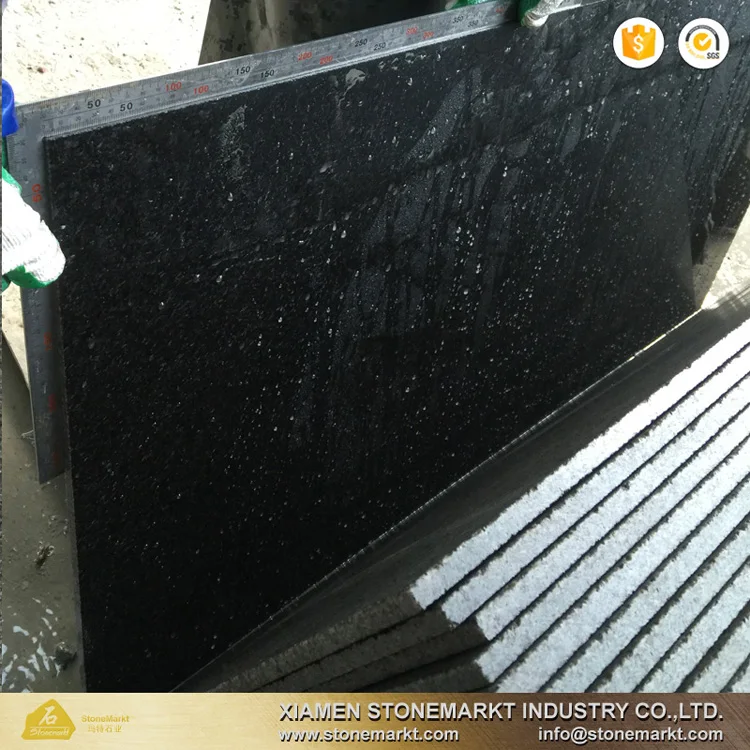 Polished 120*60*1cm China black granite tile