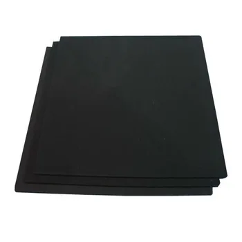 Factory sale custom made Black heat resistance silicone Foam Rubber Sheet