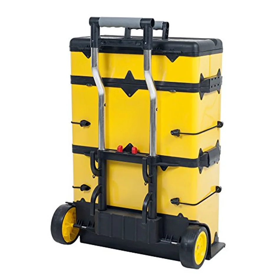 GD2096 Metal material trolley wheels tool box Drawer-style storage tool box