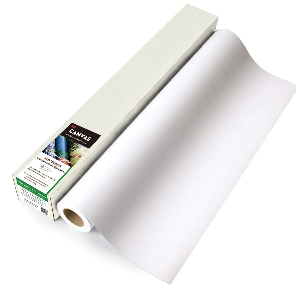 Manufacturer 410gsm Eco solvent Cotton/Polyester Stretched canvas