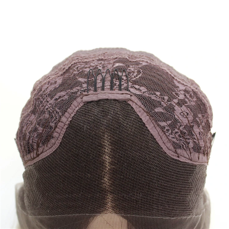 Silky Straight Brown to Blonde 2T Ombre Synthetic Lace Front Wig for Women