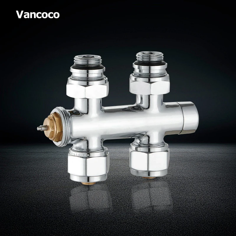 Vancoco IV126 thermostatic trv radiator H valve brass for radiator