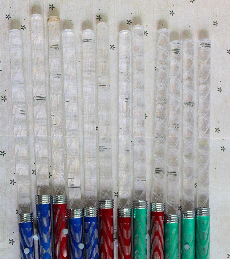 26CM Acrylic LED Glowing led magic wands Sticks, Concert Bar Flashing wands Light up toys Party Supplies decoration