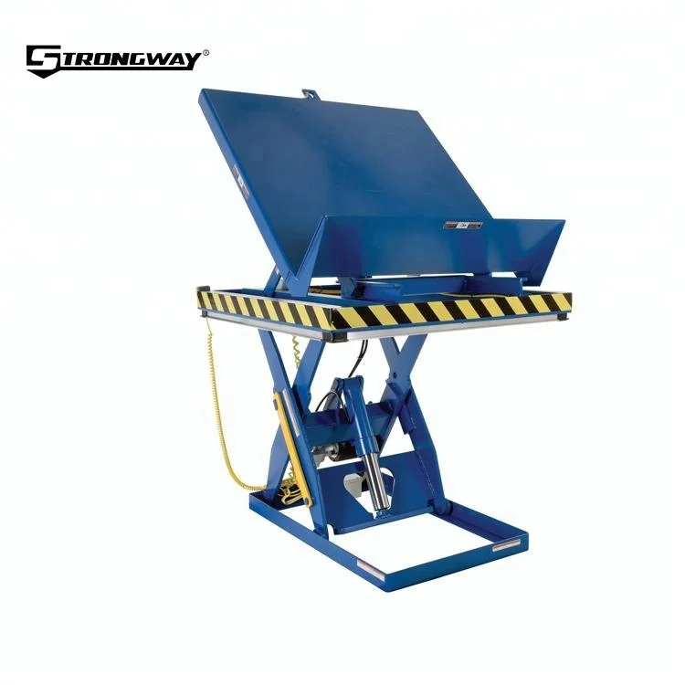 Widely used hydraulic scissor cargo lift for raising goods