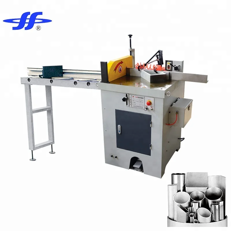 
YJ455AL 2.4KW Motor Power Automatic Pressing Aluminum Tube Cutting Machine 