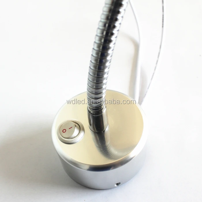 Gooseneck Flexible LED Lamp GU10 Lamp Holder for Bedroom/wall/bedside