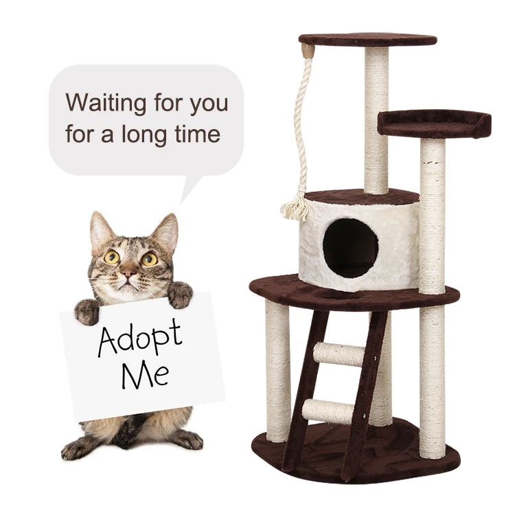 Cat Tree Tower Condo Play House Pet Scratcher