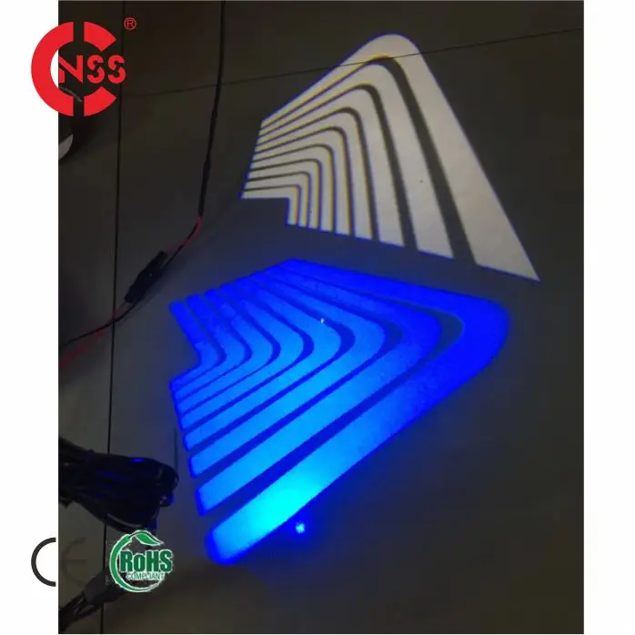 
RGB Car Logo Door Light LED Angel Wing for Car 