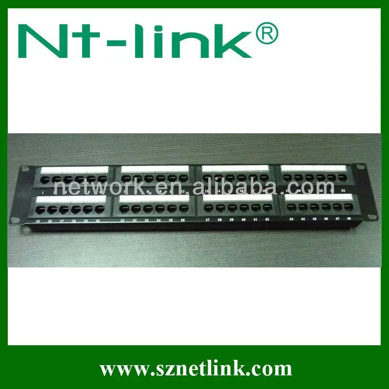 2u cat6 48 порта патч-панели