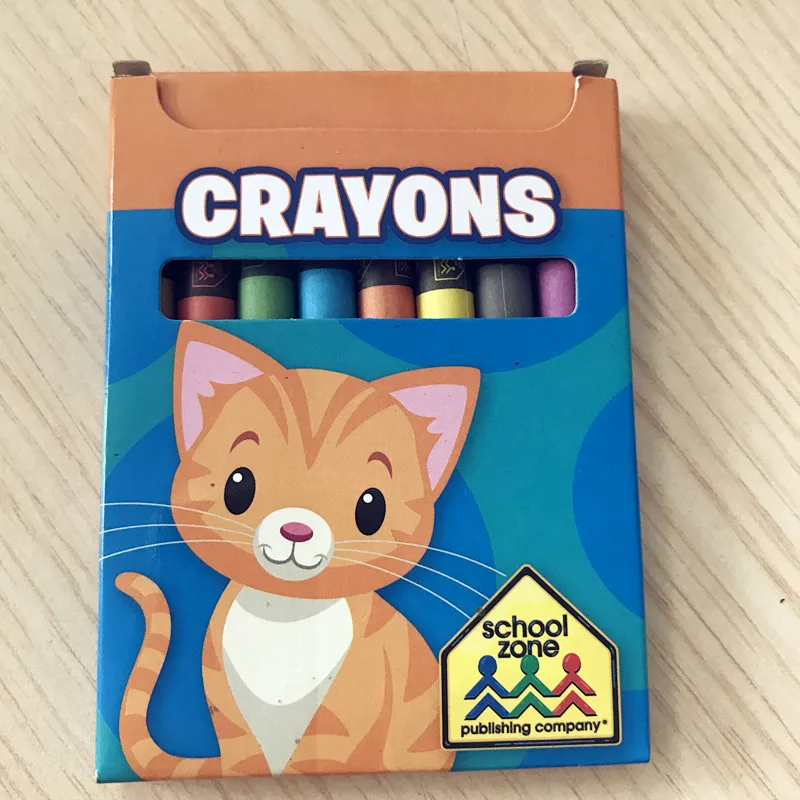Wholesale 8 Pack Non Toxic Wax Crayon 8 Packs