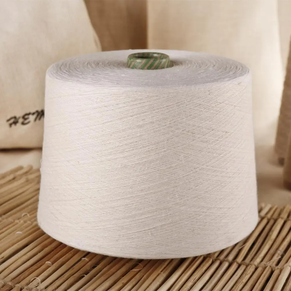China Supplier 21NE Hemp Organic Cotton Hemp Blend Yarn