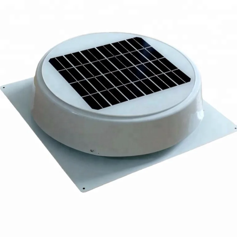 New 10w solar attic ventilation fan exhaust fan with designed brushless DC motor  for garage , shed , greenhouse