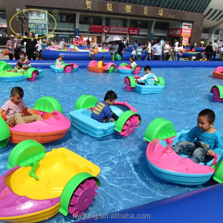 
Colorful cheap plastic small hand pedal boat kids mini hand paddle boats 