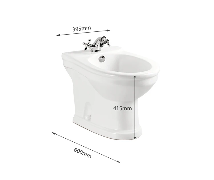
Western Style High-end Sanitary Ware Bathroom Luxury Ceramic Bidet Toilet 