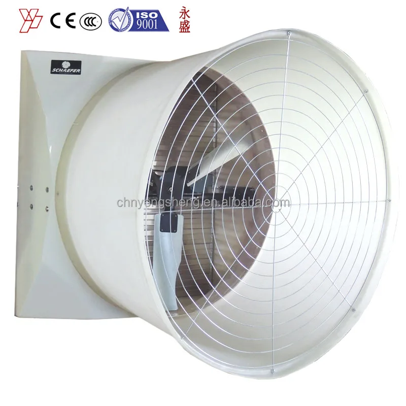 Yongsheng plastic lone exhaust fan fiber glass cone fan Air Circulation Fan for lower market