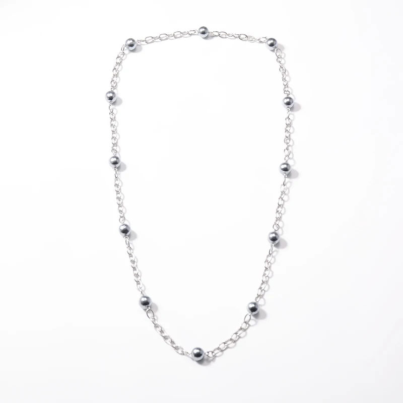 high quality indian long shell pearl bead necklace designs