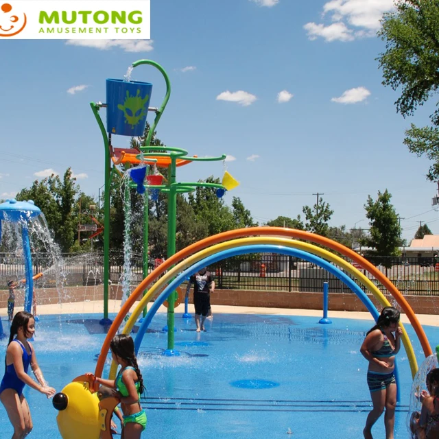Floor Spray Aqua Splash Pad Park Outdoor Water Spray Park