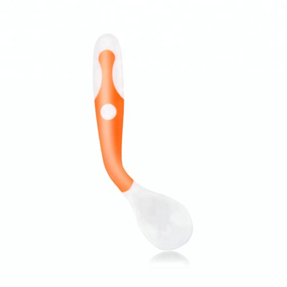 Wholesale Fancy Soft BPA Free Feeding Supplies Non-toxic  Personalized PP Bendable Baby Spoon