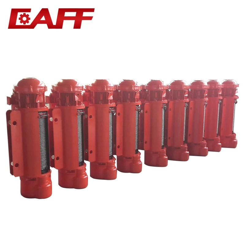 220V Mini Electric Hoist Winch/Cable Hoist with Electric Trolley