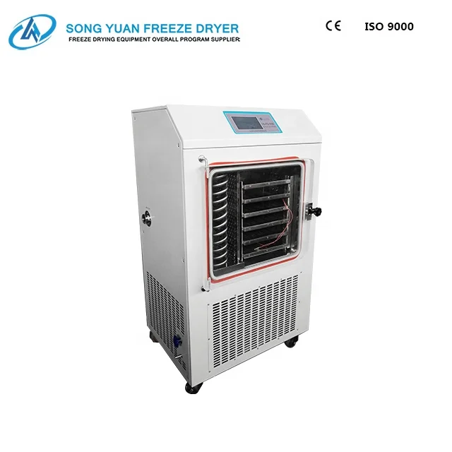 
Pilot freeze dryer china electric heating suitable for fruit food medical/in-situ LGJ-50FD food freeze dryer lyophilizer 