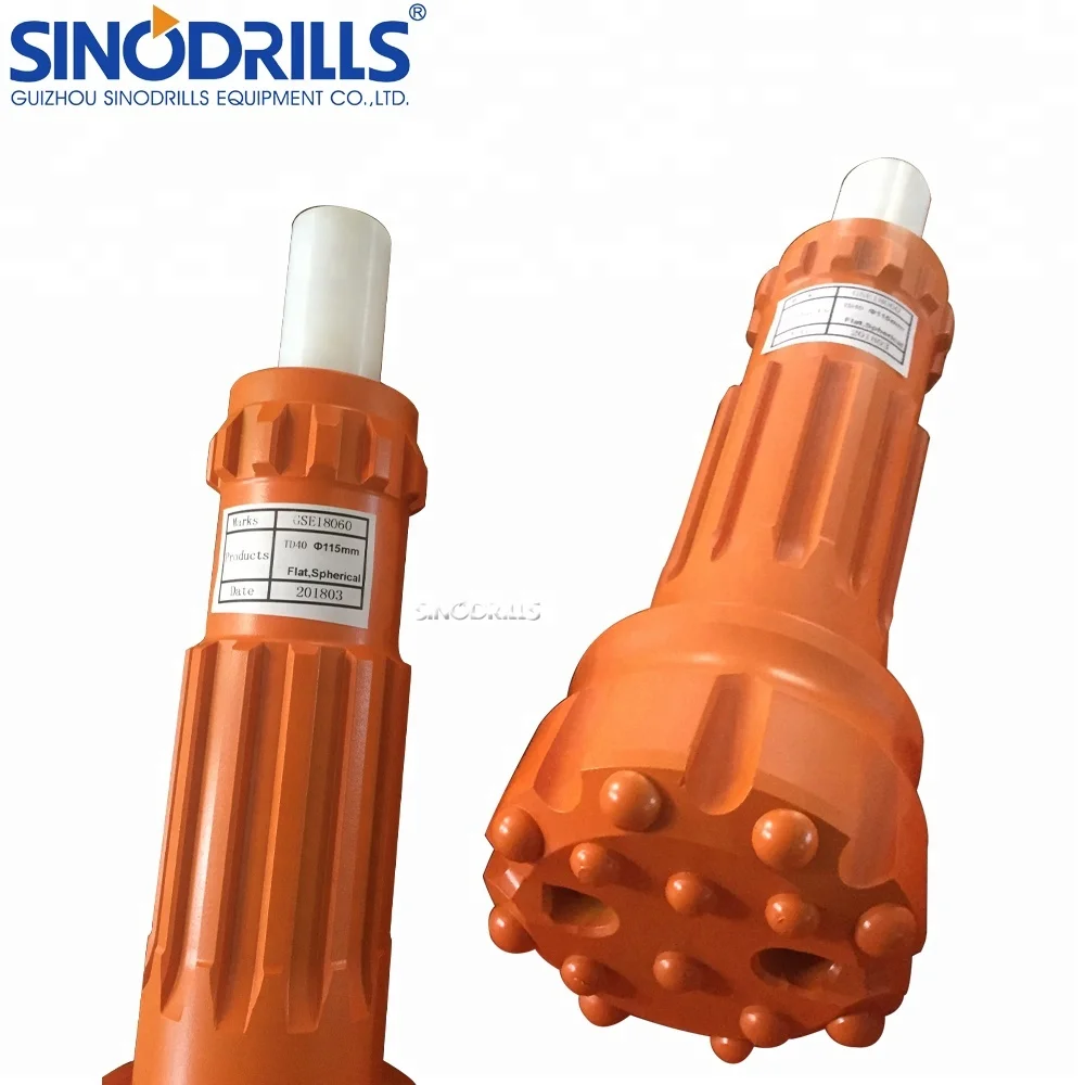 Wholesale Multi Function 115mm TD40 DTH Rock Drill Button Bit Flat Face Spherical Buttons
