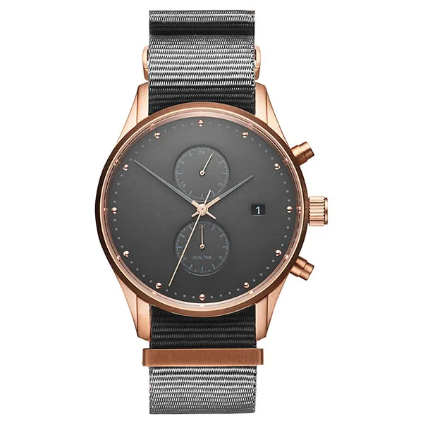 Japan movt watch stainless steel black fastrack watches for men brand nylon watches