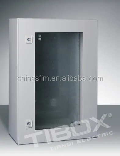 TIBOX meter box with window and door