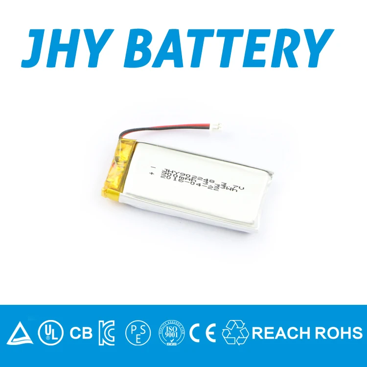 3.7~4.2v 3.8~4.35v 900mah 902248 lithium ion polymer battery batteries with long cycle life