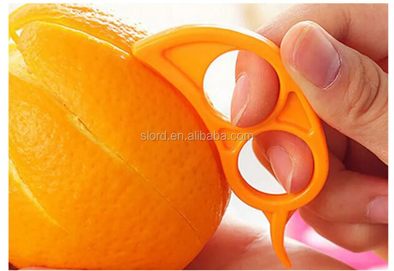 Plastic Cheap Price Orange Peeler Easy Open Citrus Lemon Citrus Peel Cutter Vegetable Slicer Fruit Tools Kitchen Gadgets