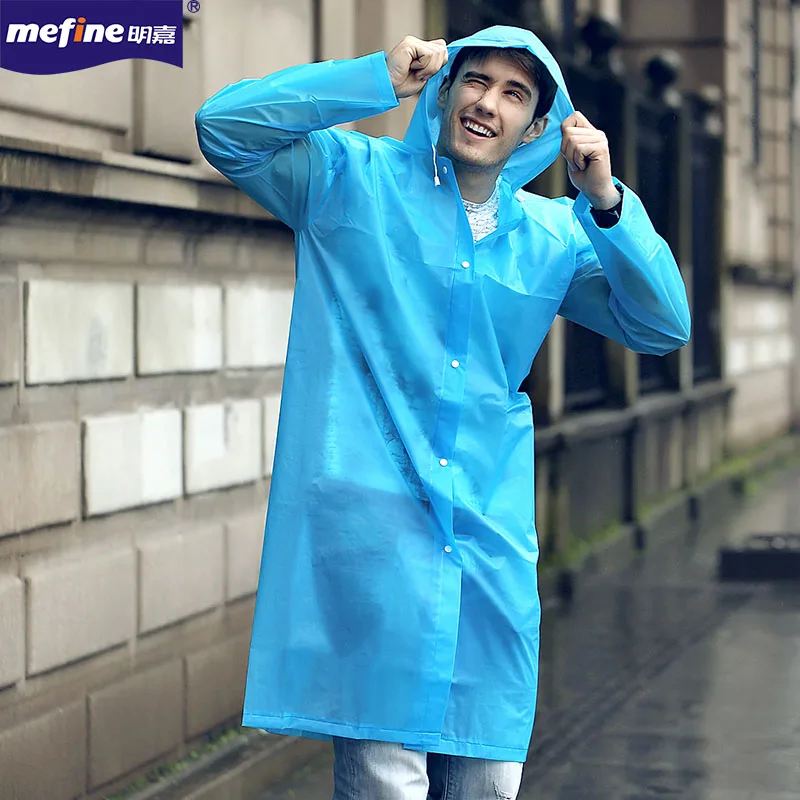 Sale Well Trending 2020 Various Women Plastic Raincoat Motorcycle Waterproof EVA Long Raincoat Waterproof With Hood