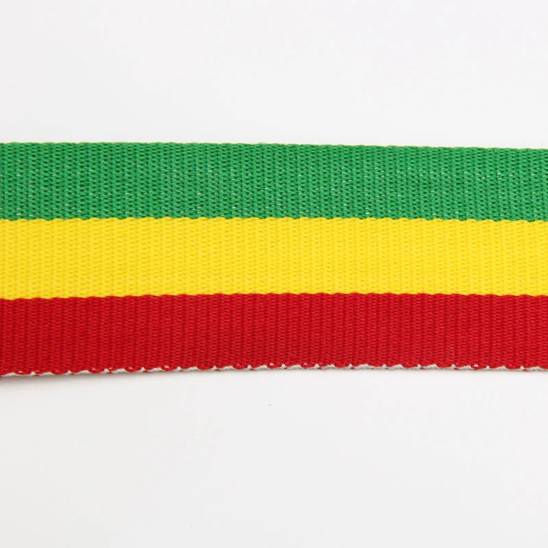 25mm,20mm,16mm green/yellow/red polyester ribbon