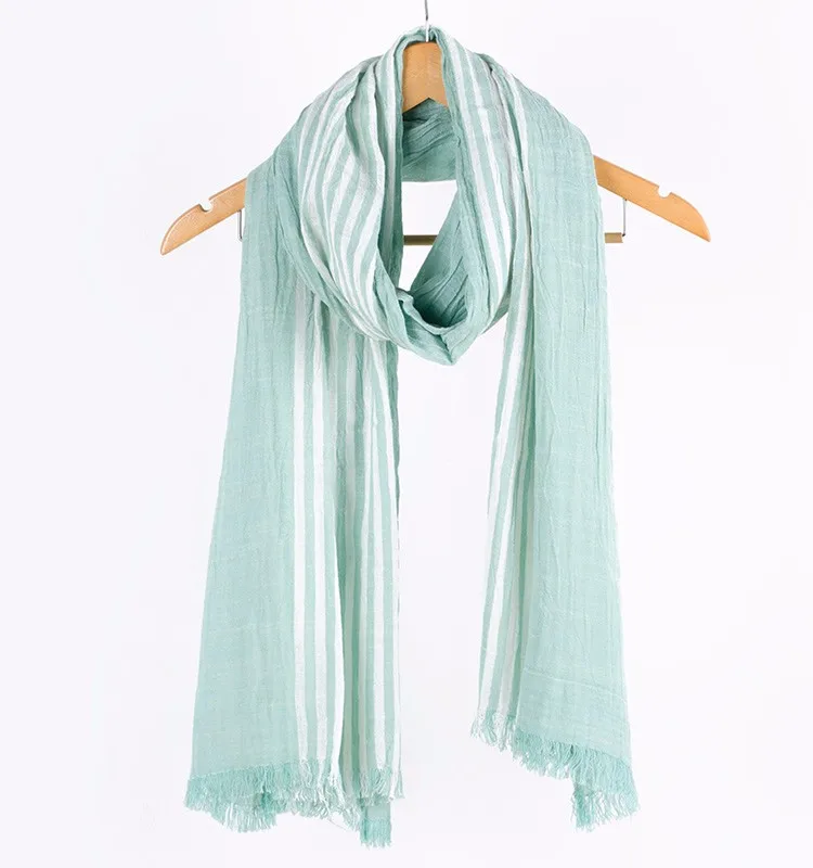 
2021 spring and autumn wide 100% cotton voile inner head scarf for women 