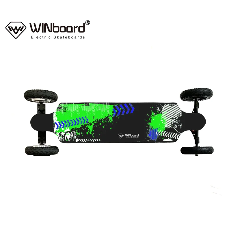 WINboard X Off Road 14AH Battery 8 Inch Hub Motor Spring Truck Drop Deck Battery Indicator All Terrain Electric Longboard
