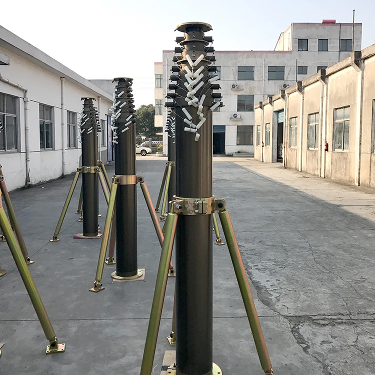 
Pneumatic telescopic tripod mast vehicle mounted telescopic mast 
