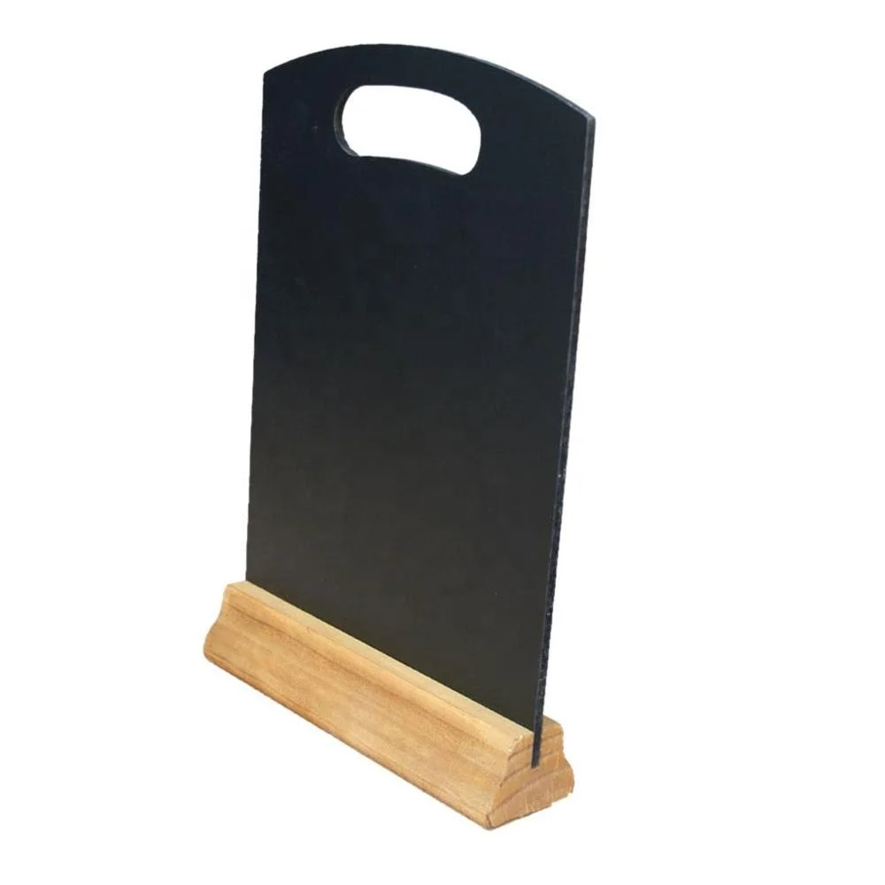 IBEI custom mini wood blackboard A4 A5 Stand Table Chalkboard