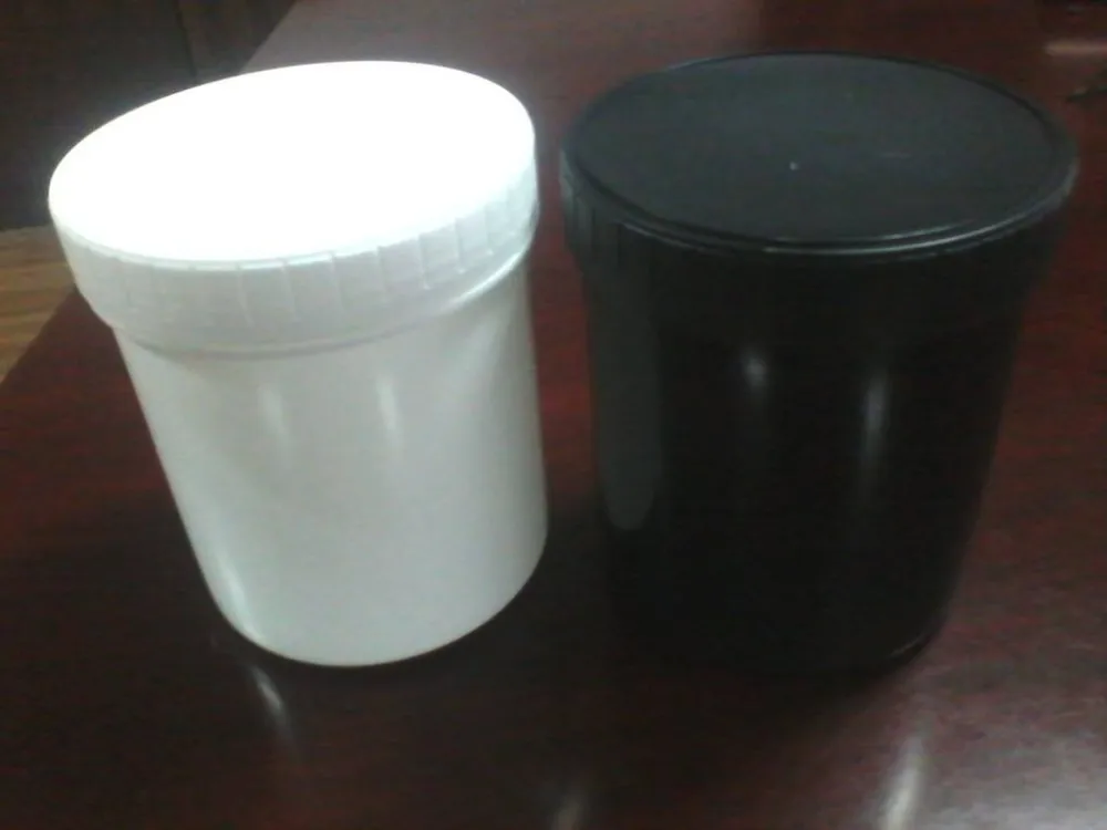 
Black plastic bucket with many colors available 