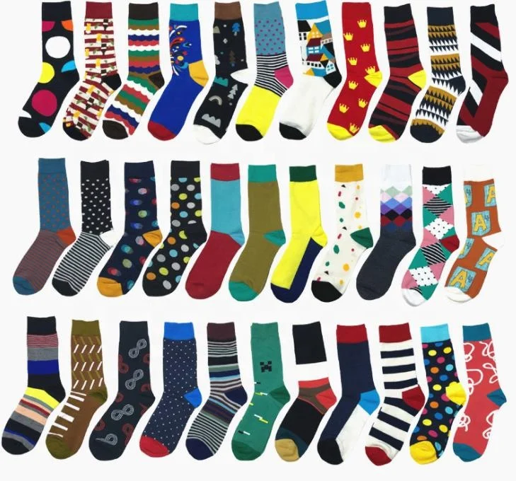 Breathable european version large size cotton wholesale fashion wild cotton mens tube trend socks