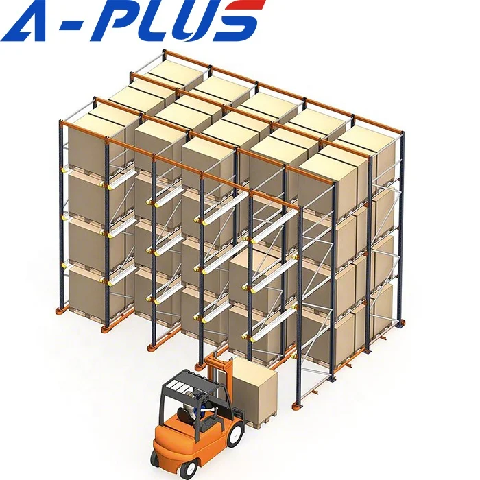 Refrigeration House Drive-in Pallet Racking Heavy Duty Pallet Rack Stainless Steel Shelf
