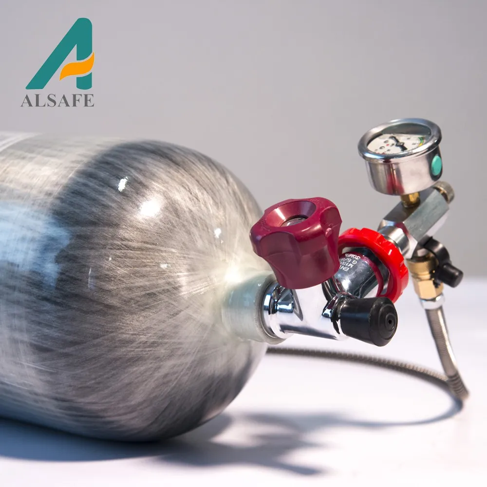 Alsafe 12L Carbon Fiber Cylinder 300Bar 4500Psi Diving Scba cylinder