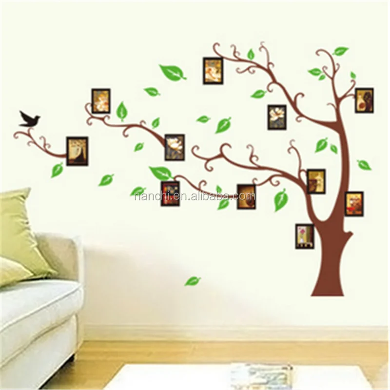 Big Tree photo kids Removable vinyl wall stickers for kids rooms home decor decals WaLL mural stickers on the wall 120*170cm