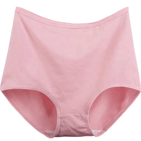 Hot big size female underwear soft high waist breathable european granny wear panties