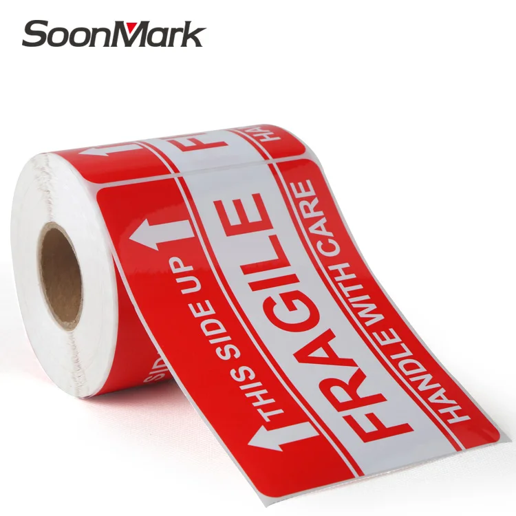 Flammable Solid Dangerous Goods Sticker Hazard Handing Labels shipping Care Label