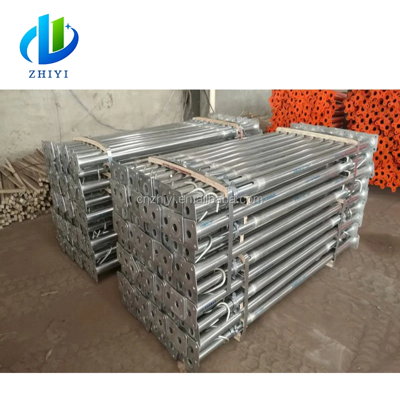 Factory  building telescopic hydraulic prop puntales galvanizados hot dip galvanization metal prop etais metallique