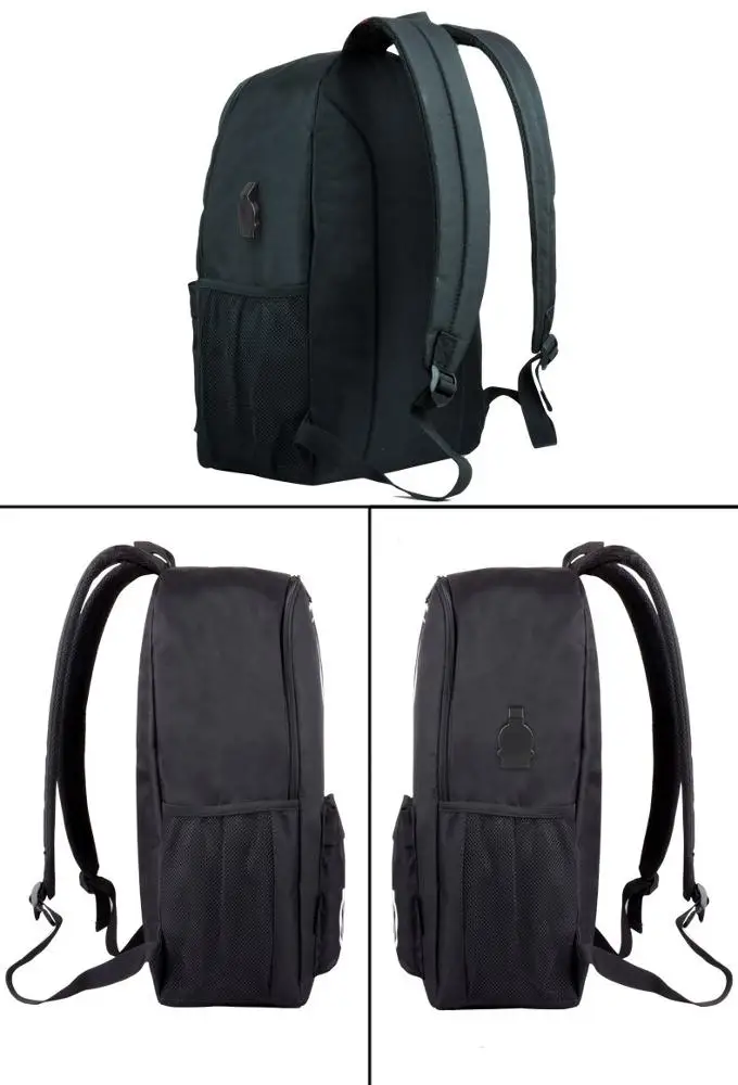 Glow In The Dark Polyester School Backpack For Teenager USB Charge Computer Anti-theft Laptop Backpack 14/15.6 Inch