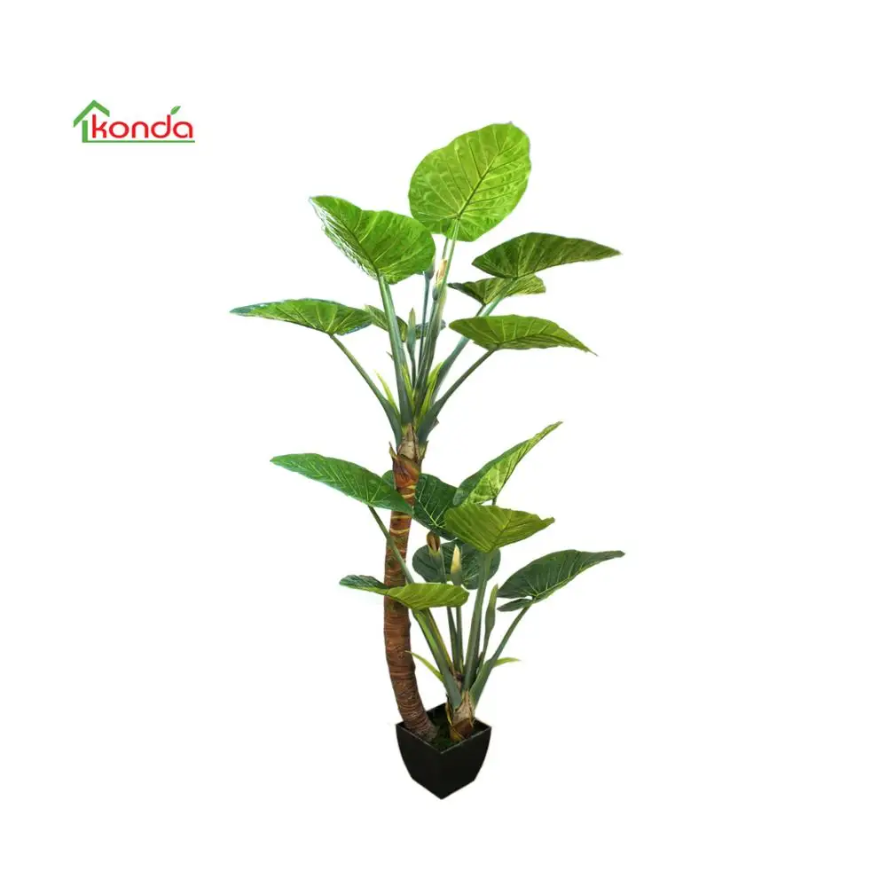 Factory Wholesale 180cm Large indoor decoration potted plants Real Touch artificial alocasia plant Aglaonema Philodendron